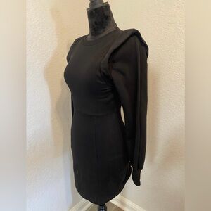 Divided H&M Black Long Sleeve Dress
